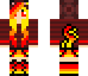 flaming cat girl 