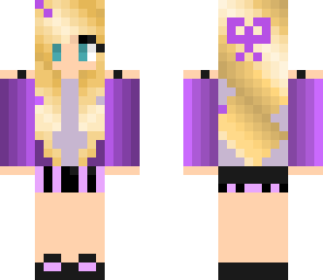 maddi102's etdited purple black and white girl