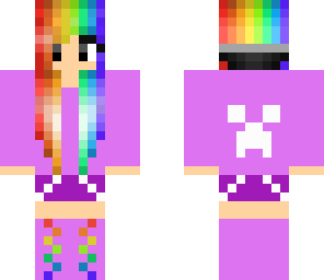 purple creeper girl