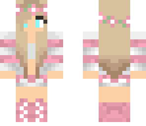 cute skin with flowers pink