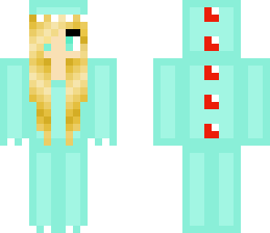 blonde dino girl