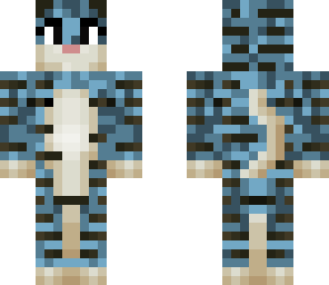 blauwe tijger meisje