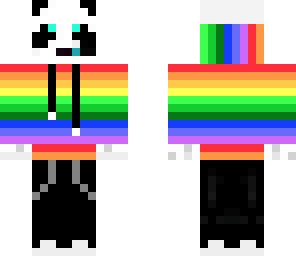 headset rainbow panda