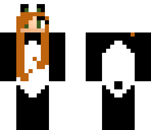 panda girl ginger style