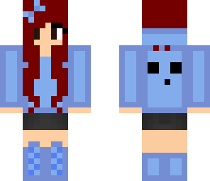 blue slime girl