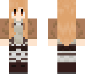 anime girl skin aot outfit