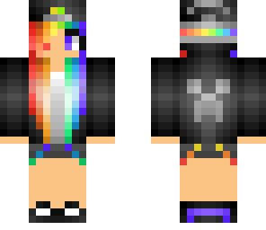 rainbow girl