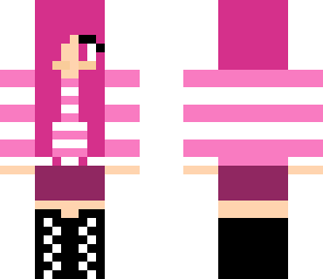 pink headphone girl