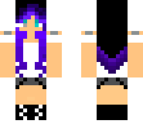 purple gamer girl
