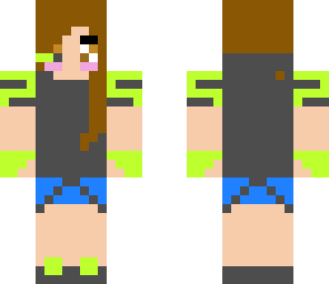 green gamer girl