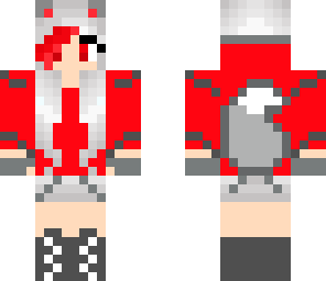 red vampire wolf girl