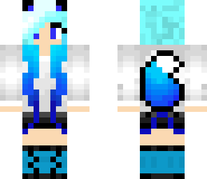 blue wolf girl