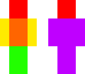 rainbow skin