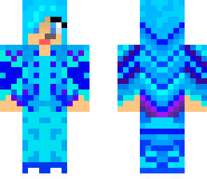 blue girl