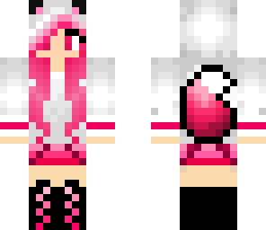 pink fox girl