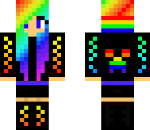 rainbow girl