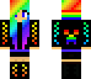 rainbow girl