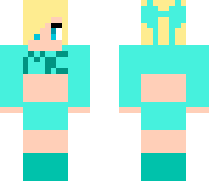 blue cheerleader