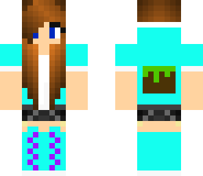 blue gamer girl