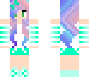teal summer girl