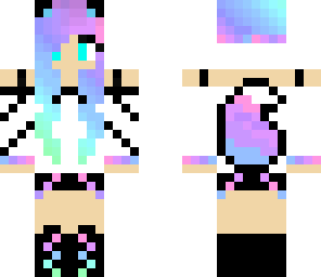 edited rainbow fox girl