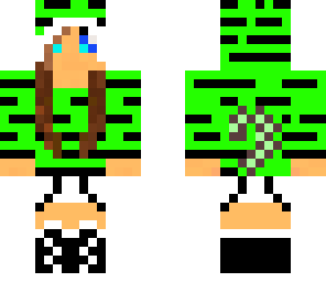 green tiger girl