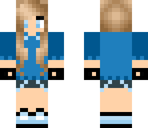 blue girl