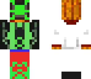 green and black boy