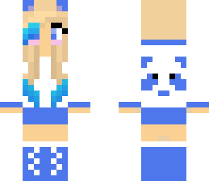 blue panda