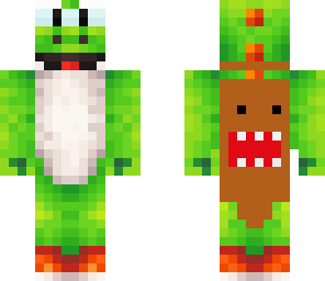 yoshi with domo cape