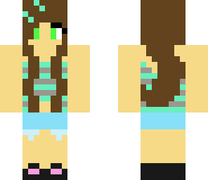 mint summer girl