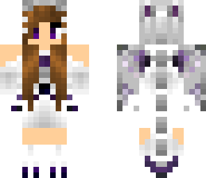 purple dragongirl