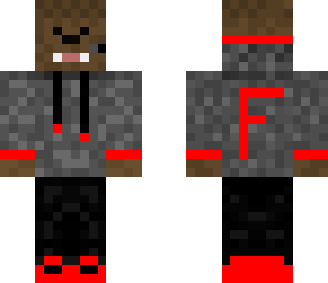 red fluffy