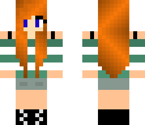 girl with shirt and hair