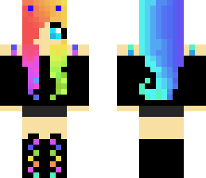 rainbow girl