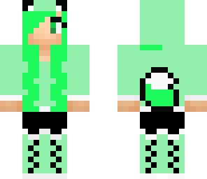 green fox girl