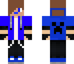 blue girl