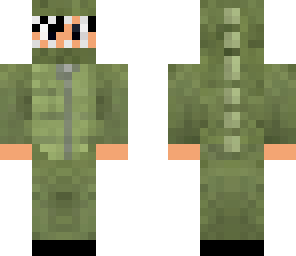 guy in a dino costume