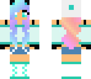cute pastel panda girl