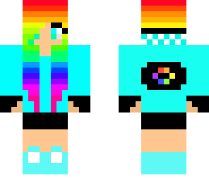 rainbow girl