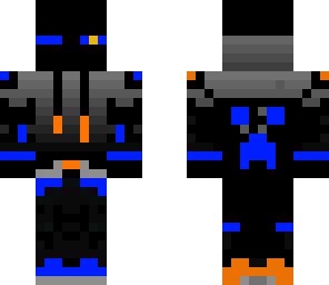 blue orange enderman