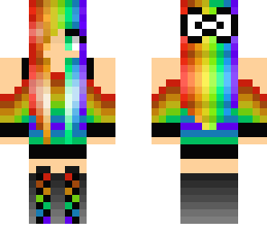 rainbow girl