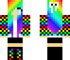 rainbow girl get edited