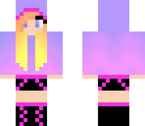 cute purple girl