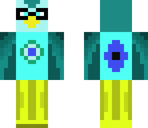 masked blue bird