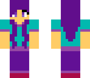 edited purple girl