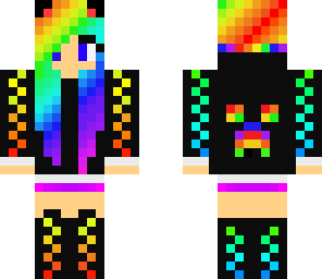 creeper rainbow femenina
