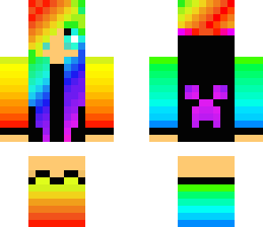 rainbow girl
