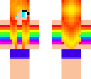 rainbow girl