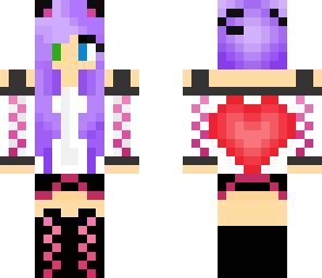 edited heart girl